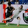 Amar Cekic (links) bewahrte Deutschland im Penalty-Schießen vor dem Achtelfinal-Aus, als er treffen musste und traf.