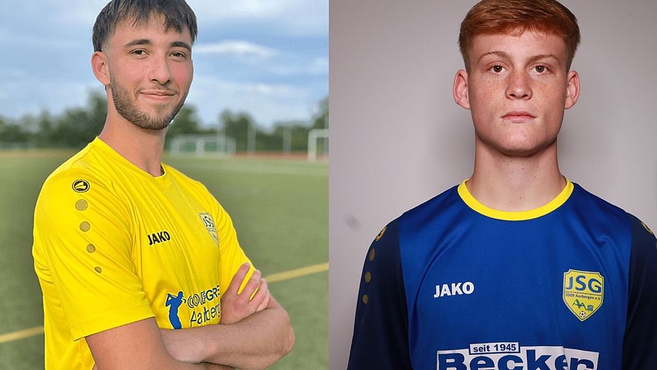 Sören Graf (links) und Marlin Jenisch (rechts) haben zusammen bereits 101 Tore in der aktuellen Spielzeit für die JSG Aarbergen erzielt.