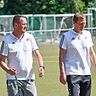 David Gsella (li.) bleibt bis 2026, Co-Trainer Johannes Nacken bleibt mindestens eine weitere Saison.