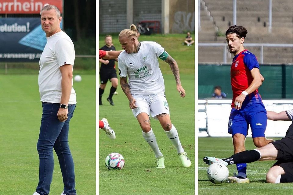 Im Fokus: Heinrich Losing (li.) als unangenehmster Trainerkontrahent, Mathias Bloch (Bildmitte) mit der SpVg Schonnebeck als Meisterfavorit und Yasin-Cemal Kaya (re.) als Kandidat für den Spieler der Saison. Im Fokus: Heinrich Losing (li.) als unangenehmster Trainerkontrahent, Mathias Bloch (Bildmitte) mit der SpVg Schonnebeck als Meisterfavorit und Yasin-Cemal Kaya (re.) als Kandidat für den Spieler der Saison.