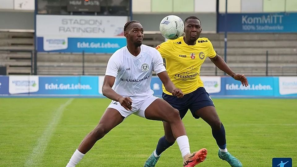 Glayne Wago (weißes Trikot) könnte bald für die Nationalmannschaft der zentralafrikanischen Republik auflaufen 