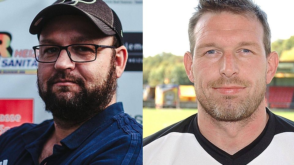Keine Trainer mehr in Briesen: Ronny Pesch (li.) und sein Assistent René Laschzok.