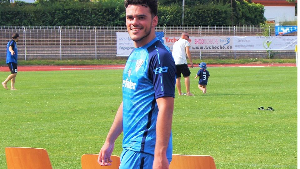 Zurück im Ludwig-Jahn-Stadion: Arian Berisha.