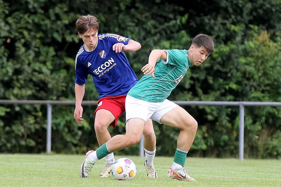 Ramiz Demir (am Ball, VfB Lübeck) traf in beiden testspielen insgesamt drei Mal. Ramiz Demir (am Ball, VfB Lübeck) traf in beiden testspielen insgesamt drei Mal.