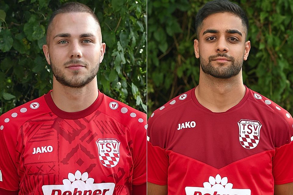 Leo Benz (li.) und Nasrullah Mirza haben sich dem TSV Rain am Lech angeschlossen.