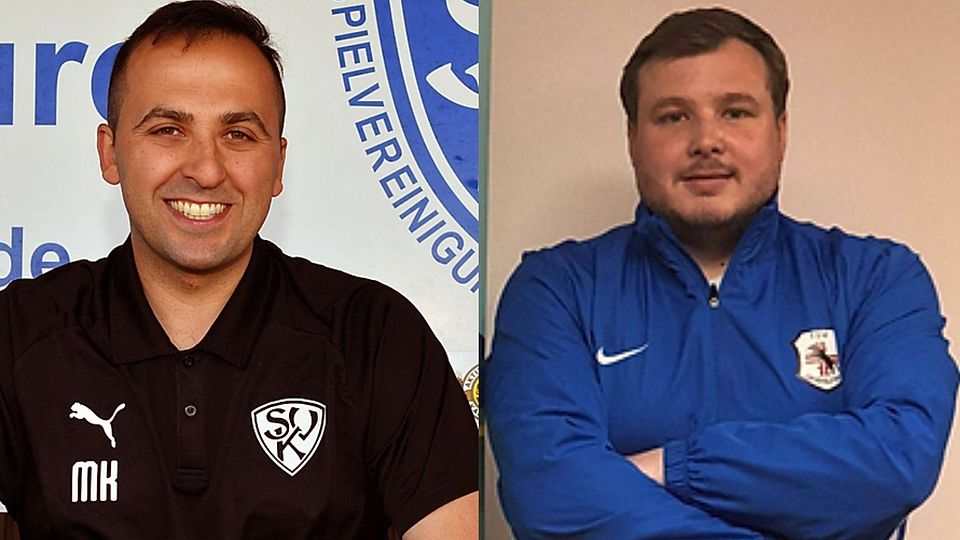 Mahmut Kabak (links) bleibt Trainer beim Bezirksligisten SpVgg Kaufbeuren und bekommt künftig Unterstützung durhc den neuen Co-Trainer Michael Krooß (rechts).