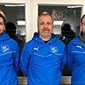 Sie bilden auch nächste Saison das Trainer-Dreigestirn des SV Schwandorf-Ettmannsdorf II: Co-Trainer Stefan Raß, Chefcoach Armin Rank und Torwarttrainer Michael Mohr (von links).