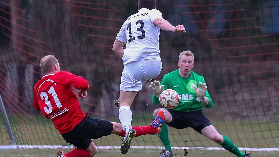 Unter-Abtsteinachs Torwart Patrick Gräber (hier im Spiel gegen den TSV Höchst) war der große Rückhalt seiner Mannschaft beim 1:0-Sieg gegen den VfL Michelstadt. Archivfoto: Joaquim Ferreira