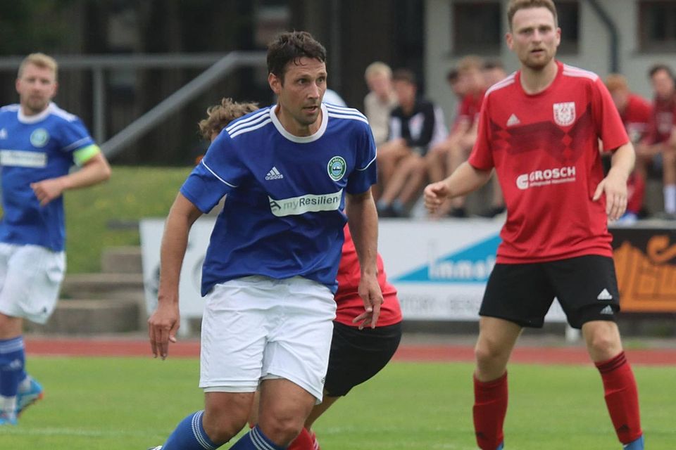 Erfahrener Haudegen mit Torriecher: Der 36-jährige Stefan Wache half beim ersatzgeschwächten SC Pöcking aus und traf im Spiel beim TSV Peißenberg zum 1:0.