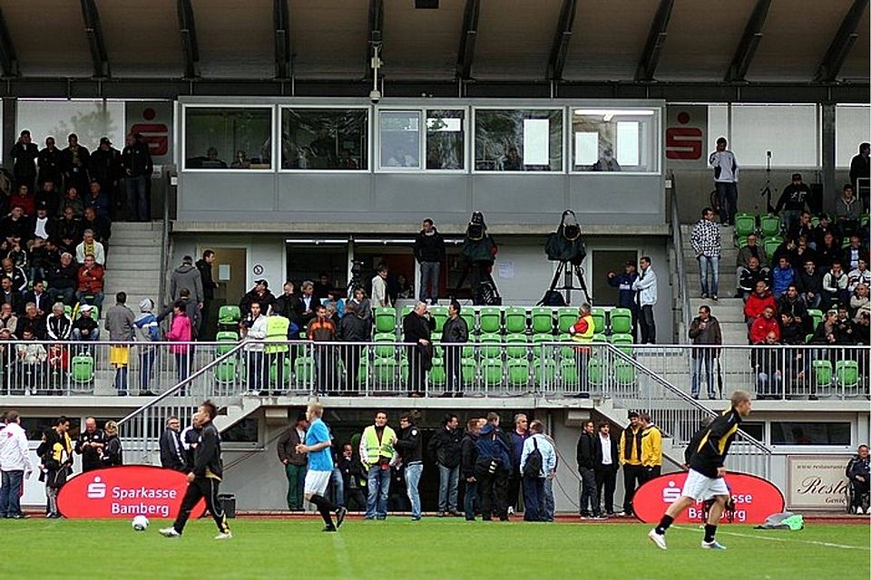 Das Bamberger Fuchspark-Stadion ist der Austragungsort des Regionalliga-Eröffnungsspiels.  F: Michael Wagner