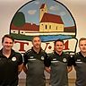 Von links nach rechts  2. Vorstand Markus Sigl, Chefcoach Johann Schmidtner, Co-Spielertrainer Marc Strasser, Abteilungsleiter Wolfgang Bachler 