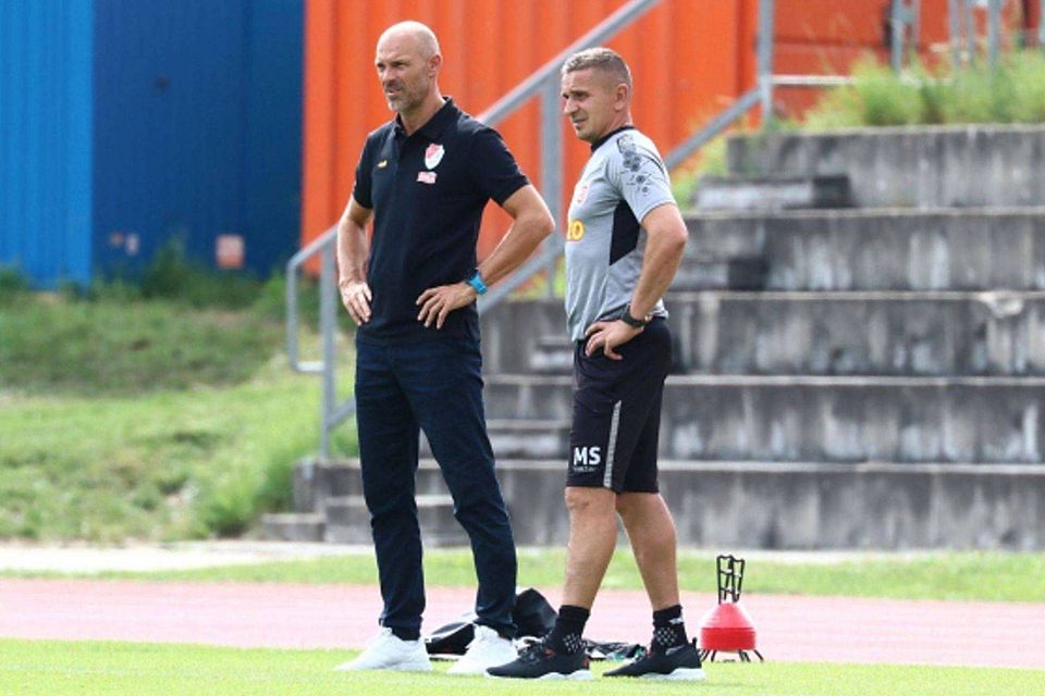 Ist bisher noch nicht ganz zufrieden mit dem Leistungsstand seines Teams: Türkgücü-Trainer Alexander Schmidt.