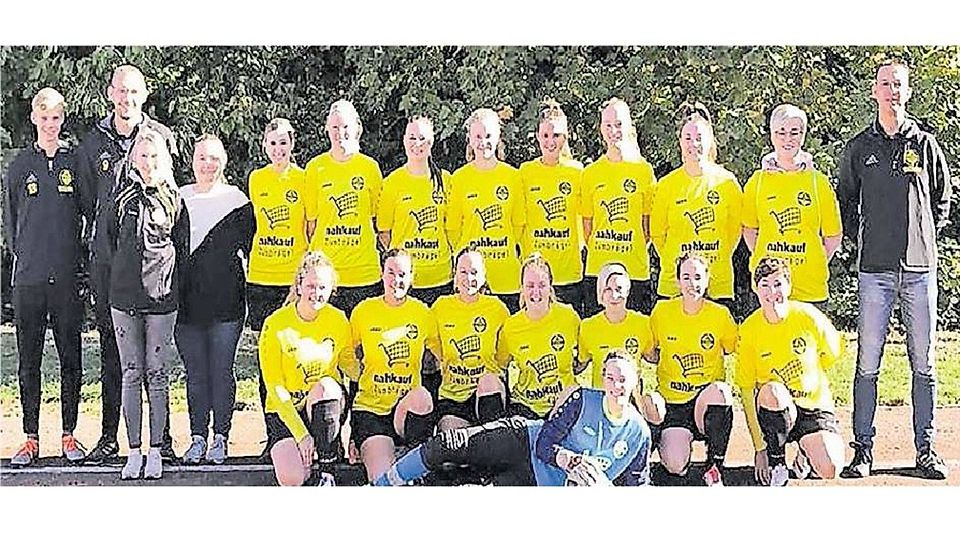 Die neugegründete Frauenmannschaft des TuS Schmidt ist mit Tabellenplatz fünf zufrieden.