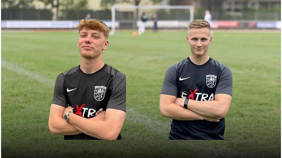 Paul Wiemer (links) und Marcello Bena (rechts) wechseln beide vom Lüner SV zum FC Nordkirchen