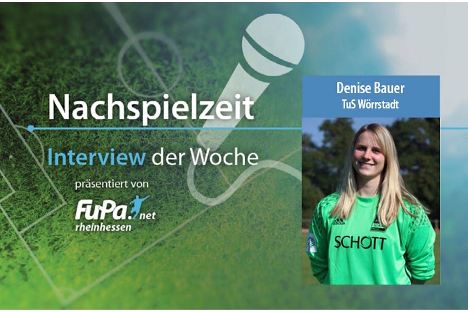 "Ich sehe die Entwicklung im Frauenfußball positiv", sagt Denise Bauer.