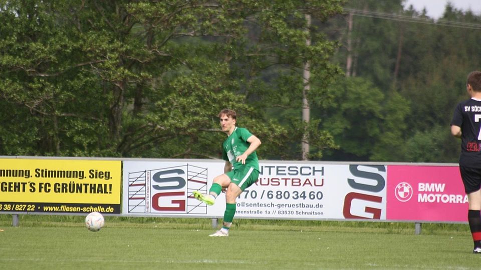 Fabian Mörwald wird am Samstag gegen den SV Schloßberg nicht auflaufen können
