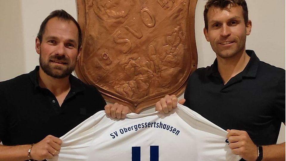Norbert Maier (links) ist neuer Trainer beim SV Obergessertshausen.