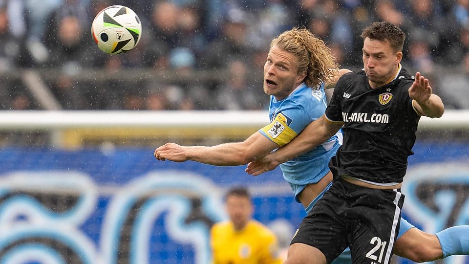 Voller Einsatz: Verlaat (li.) könnte gegen Dresden in die Startelf zurückkehren.