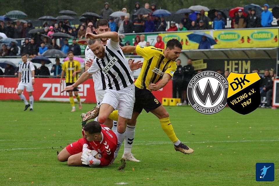 Im Hinspiel bezwangen Andi Jünger (re.) und die Vilzinger den SV Wacker mit 2:0. 