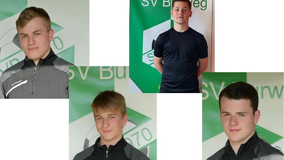 Die jungen Wilden schossen Burweg zum Sieg: Jona Sarbinowski, Tim Niclas Thiede, Leon Stelling und Louis von Ahnen. 