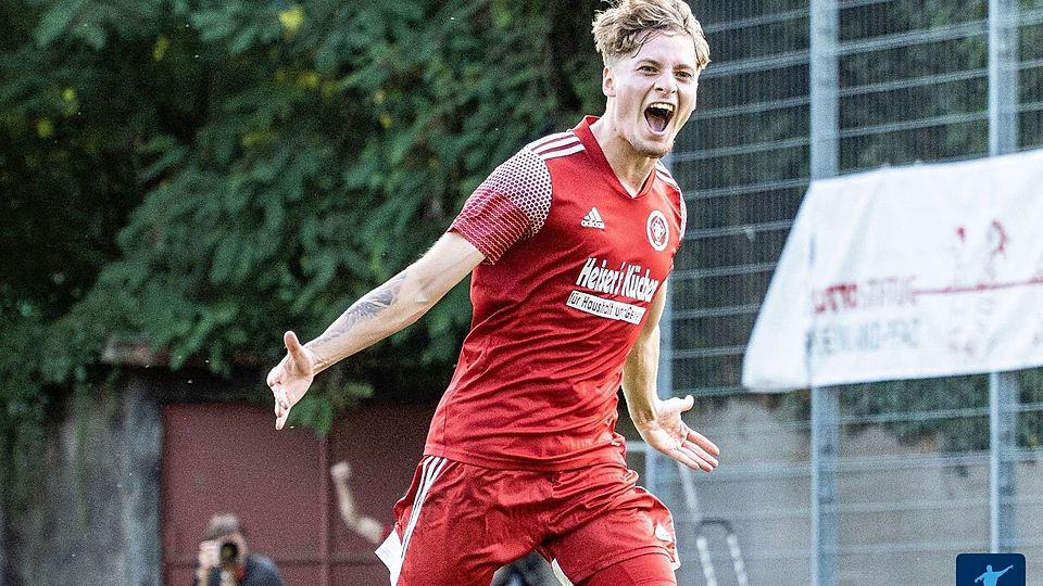 Nach doppeltem Rückstand holte die SVW Mainz (im Bild Offensivmann Leon Nauth) noch spät einen Zähler.