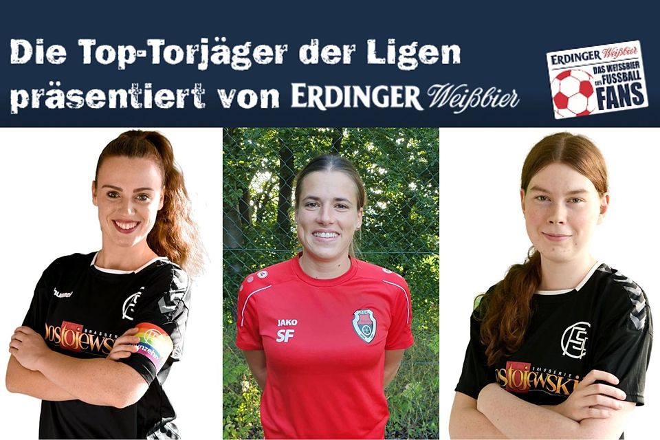 Sandra Funkenhauser (m.) hat ihre Führung mit einem Dreierpack am Wochenende weiter ausgebaut.