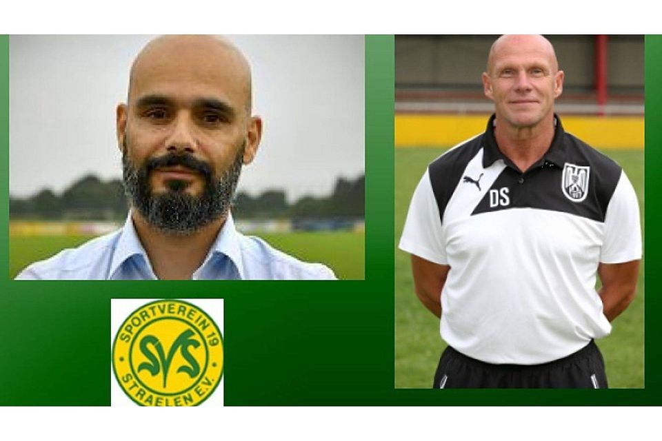Links der aktuelle Trainer Rachid Sraizi, rechts sein möglicher Nachfolger Dietmar Schacht.