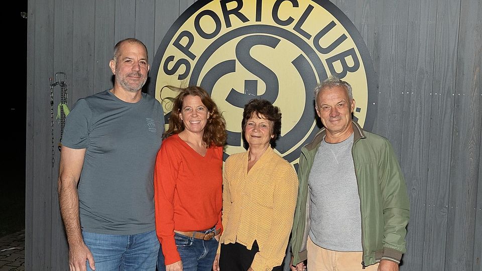 Einstimmig wiedergewählt: der Vorstand des SC Weßling mit (v.l.) Boris Kemeter, Alexandra Beier, Claudia Bruns und Wolfgang Wächter.