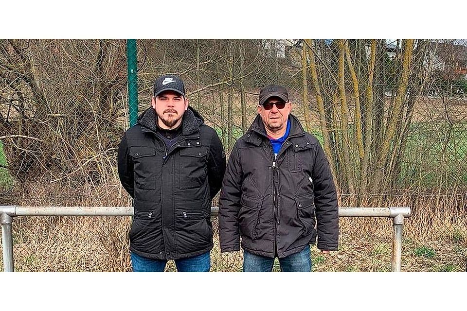 Sebastian Heinrich (l.) und Jürgen Schäfer lösen in der Winterpause Thorsten Stapel als Trainer des SSV Guntersdorf ab. Foto: SSV Guntersdorf 