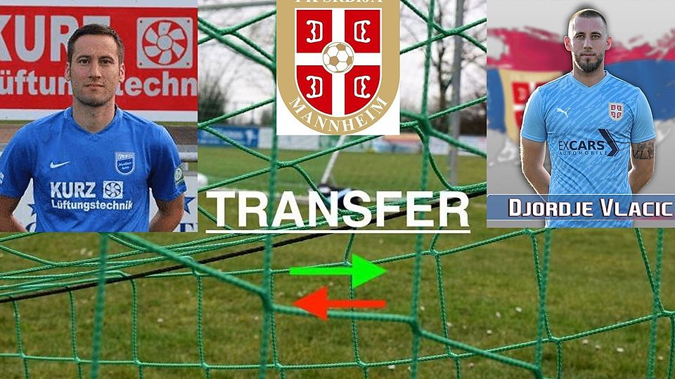 Danko Boskovic (l.) ist neuer Cheftrainer beim FK Srbija Mannheim. Ihm zur Seite stehen wird Djordje Vlacic als Co-Trainer.