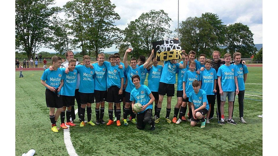 So sehen Sieger aus: Die C-Jugend der TSG Heidesheim freut sich auf die Landesliga. Foto: TSG Heidesheim