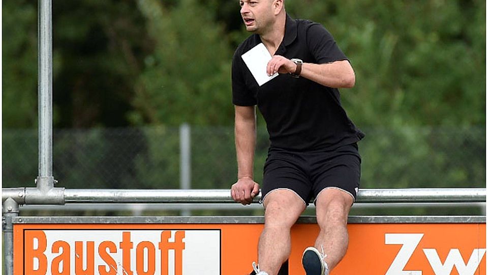 Auf dem Sprung in die Bayernliga: Für Roland Krötz wird es die erste Saison als Cheftrainer sein.	F.: Thorsten Jordan