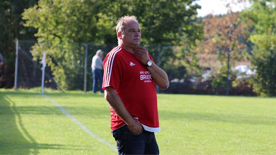 Konnte seinen Verein trotz vieler Widrigkeiten wieder stabilisieren: Andy Bayer. F: TSVH