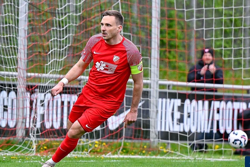 Riglewski traf gegen Kirchanschöring doppelt. 
