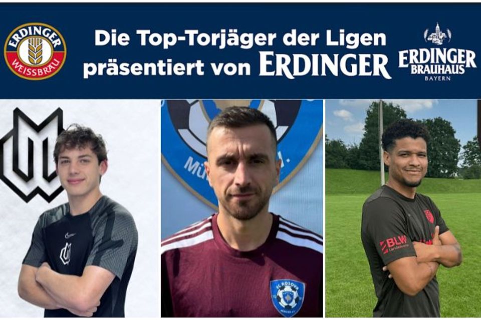 Shqipdon Ademi (M.) ist bester Torschützer der Münchner Kreisligen. Shqipdon Ademi (M.) ist bester Torschützer der Münchner Kreisligen.