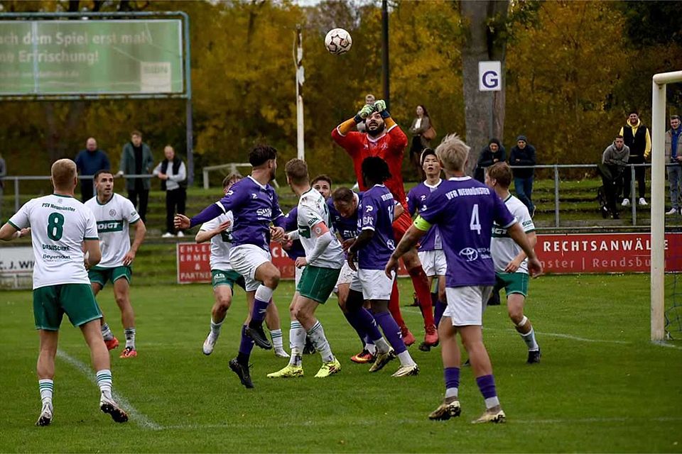 Christopher Newe (VfR Neumünster) entnervte letzte Saison den Heider SV. Christopher Newe (VfR Neumünster) entnervte letzte Saison den Heider SV.