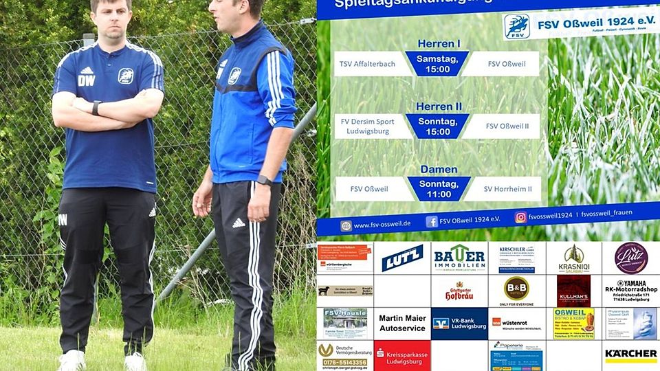 Planungen für die neue Saison weit vorangeschritten - Abteilungsleiter Dominik Wörn (l) und Patrick Kalmbach