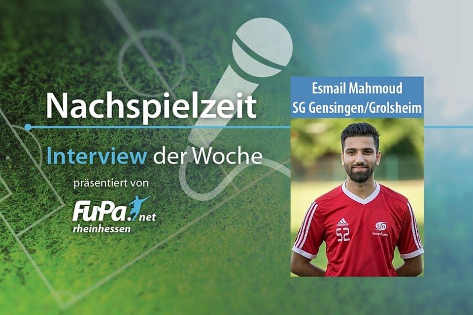 Fühlt sich wohl bei der SG Gensingen/Grolsheim: Goalgetter Esmail Mahmoud. 
