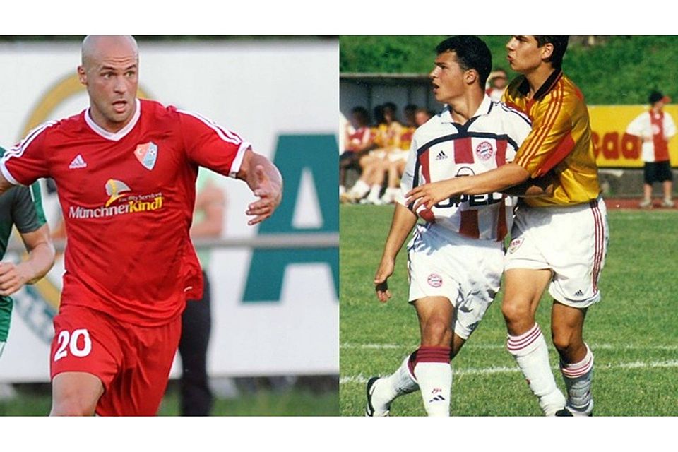 Dazwischen liegen 17 Jahre: Kilicaslan im Trikot von Türkgücü-Ataspor und als B-Junior beim FC Bayern. (Foto: Ziegler Hübner) Dazwischen liegen 17 Jahre: Kilicaslan im Trikot von Türkgücü-Ataspor und als B-Junior beim FC Bayern. (Foto: Ziegler Hübner)