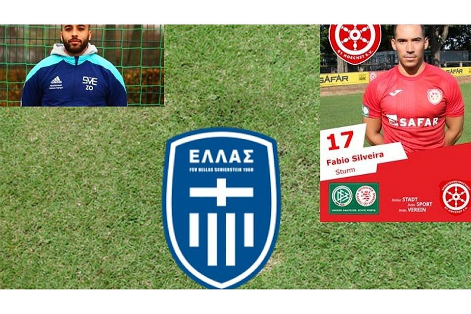 Zakaria Ouffata (li.) und Fabio Silveira spielen im neuen Jahr bei Hellas zusammen.