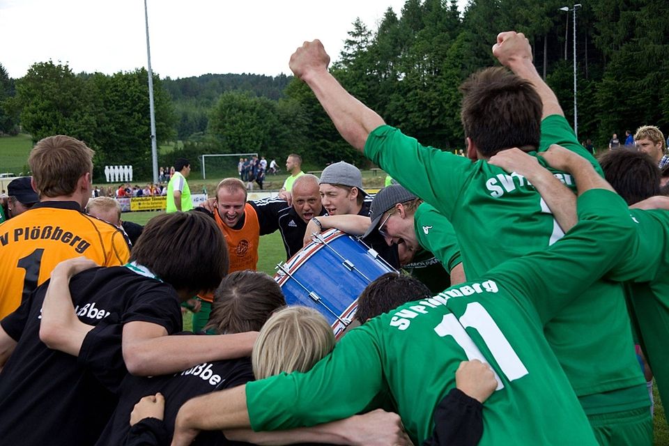 Der SV Plößberg durfte feiern. Foto: Thomas Starringer