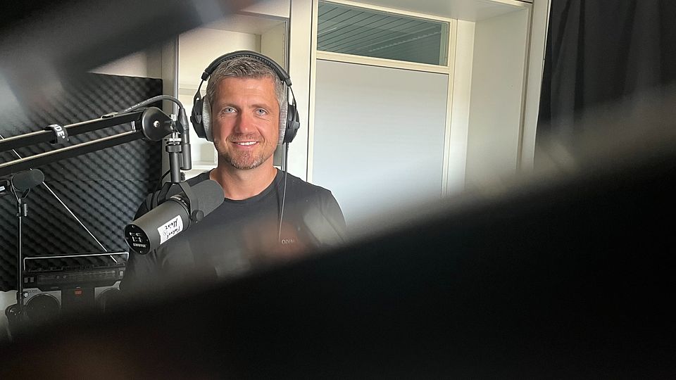 Matchwinner für Lörzenbach und am Podcast-Mikro für "From Coach to Coach": Sebastian Kneißl. 