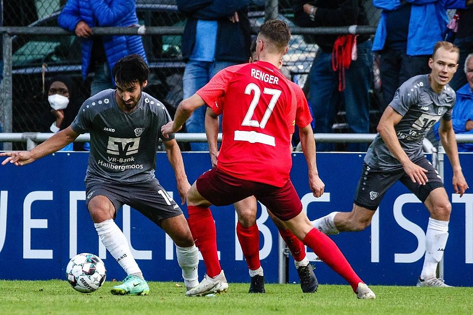 Bereit für große Taten: Stürmer Fabian Diranko (l.) ist nach Verletzungen und Corona wieder eine Option für die Startelf des VfB Hallbergmoos.