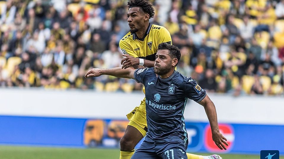 Kevin Volland legte zwei Treffer für den TSV 1860 auf.