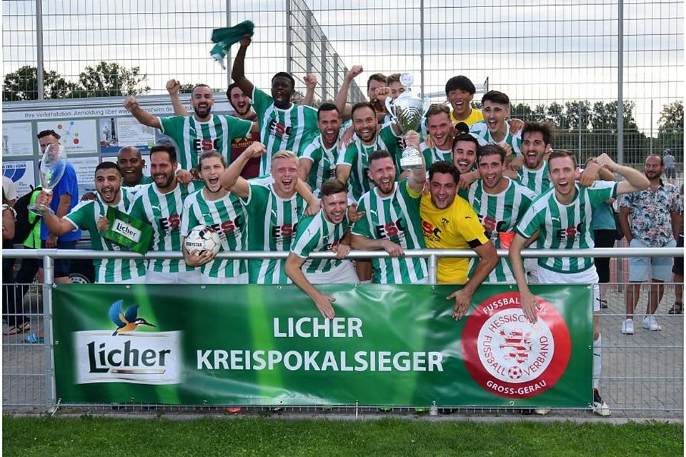 Kreispokalsieger der Saison 2020/21: VfR Groß-Gerau.	Foto: Uwe Krämer