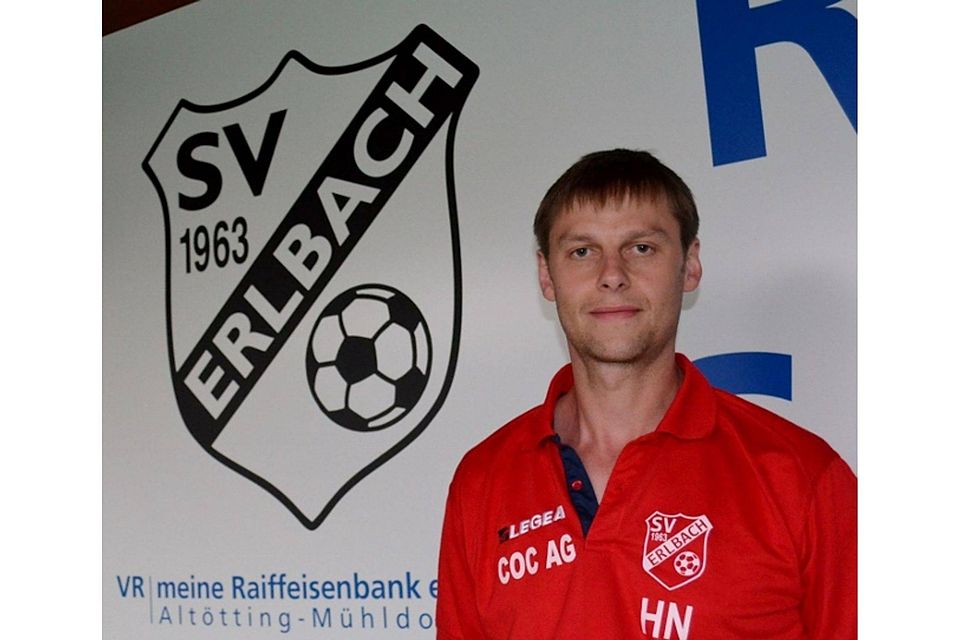 Neuer Trainer beim SV Erlbach II: Helmut Nöbauer F: Stefan Schaumeier