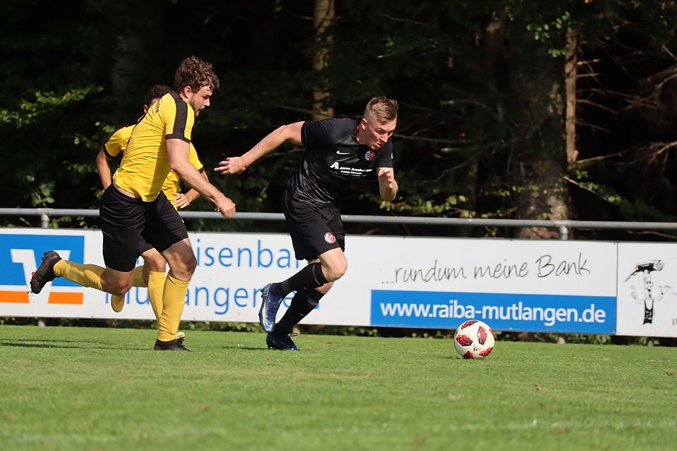 Robin Antz, 14 Hinrundentore (hier im Spiel gegen den SV Frickenhofen)