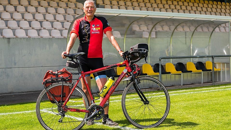 Hardy Grüne bereiste Luxemburg im Rahmen seiner Fußball-Recherchen mit dem Fahrrad