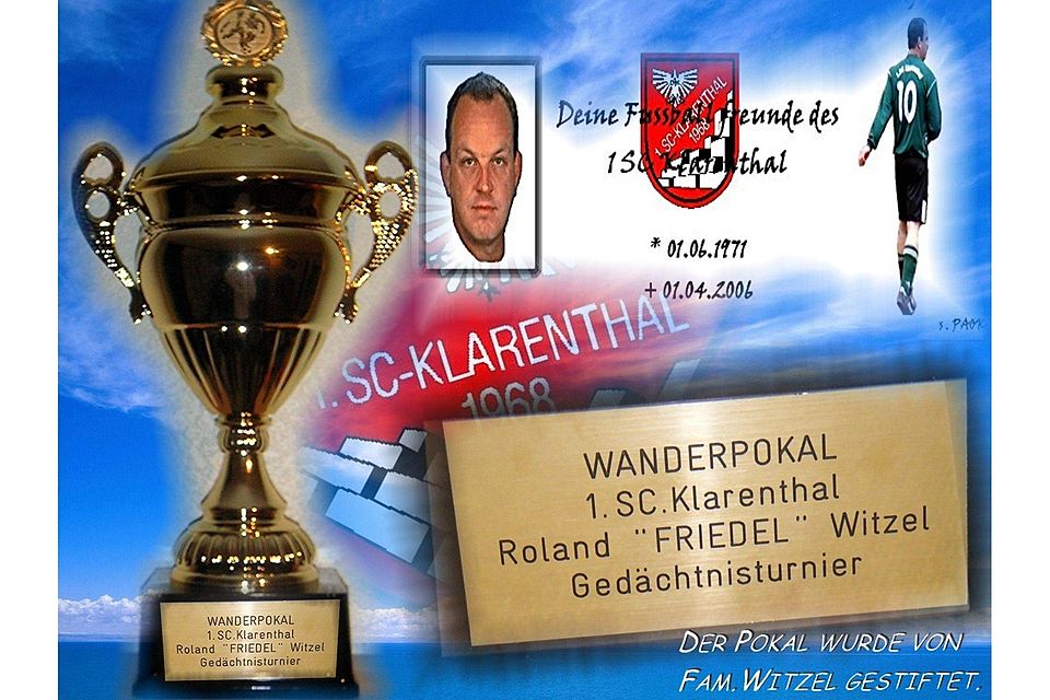 Der Roland &quot;Friedel&quot; Witzel-Cup findet zu Ehren des 2006 verstorbenen Klarenthal-Spielers statt. Archivfoto: Polichronakis.