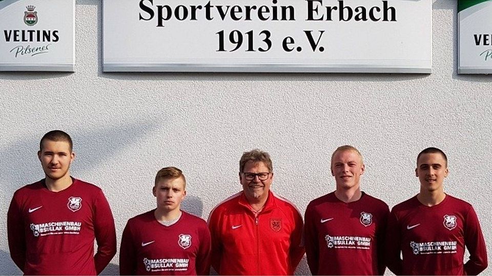 Über vier neue Spieler darf sich Neu-Coach Werner Orf freuen. F: SV Erbach